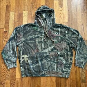 Vintage Mossy Oak BreakUp Infinity Camo Hoodie Sweatshirt Men's size XXL